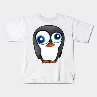 Confused Penguin - A Little Messed Up Bird Kids T-Shirt